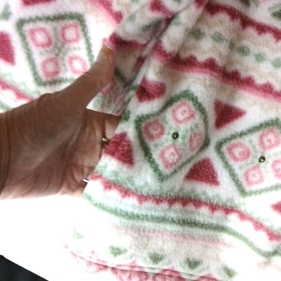 Alfred Dunner PXL 100% Polyester Colorful Casual Jacket with 2 Pockets in Front. - Picture 9 of 12